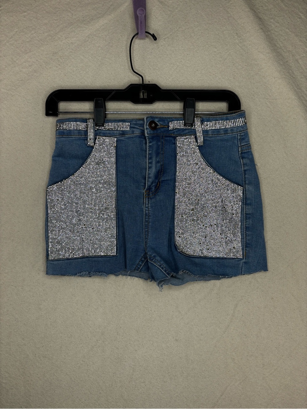 My boo bedazzled Jean shorts